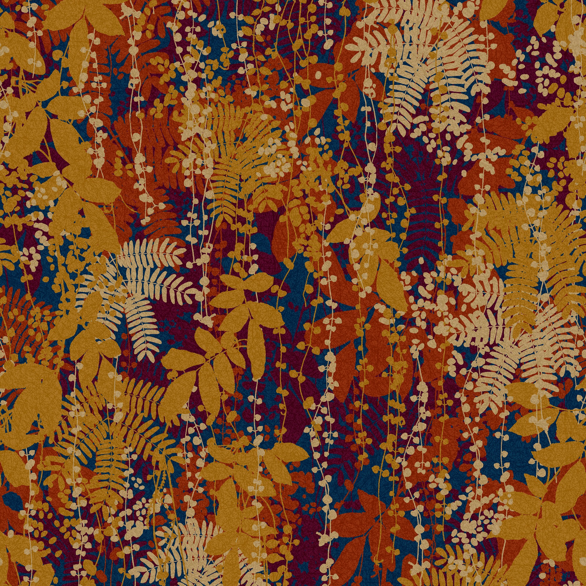 Canopy Wallpaper 120400 By Clarissa Hulse In Autumn Orange